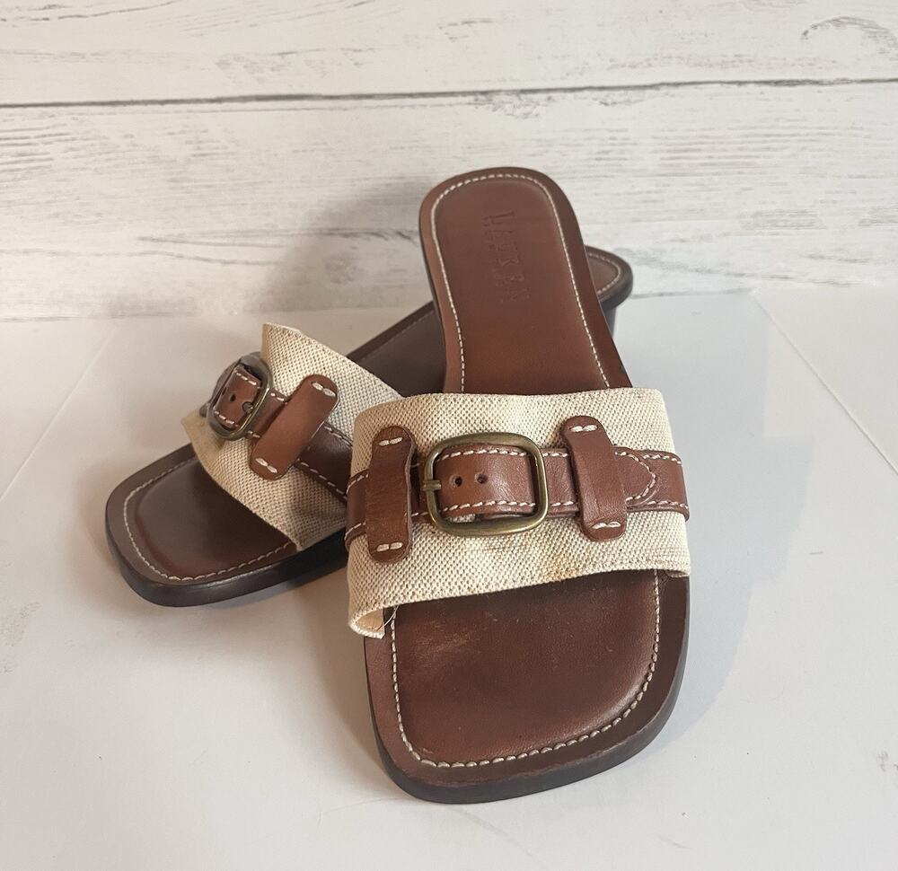 Vintage Lauren Ralph Lauren Brielle Slides Sandals, Ladies Size 6B